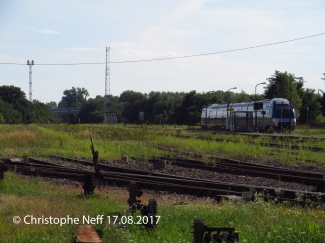 Gleisanlagen Bahnhof Lauterbourg 17.8.2017,  17H 44B1